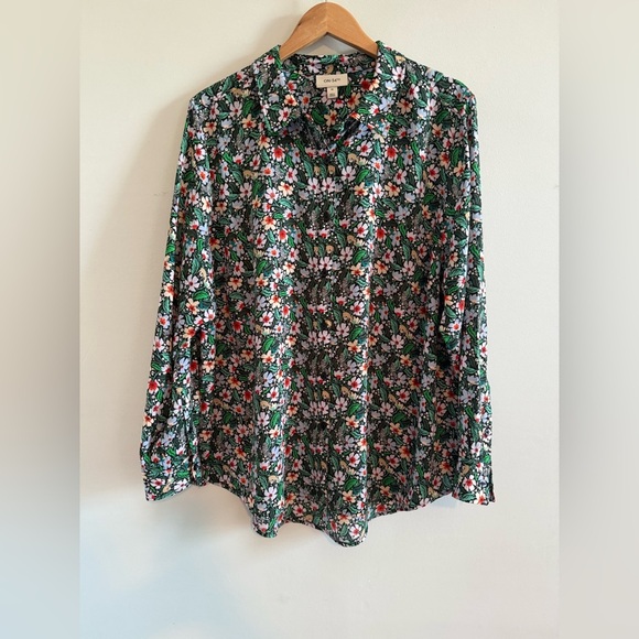 Women’s On 34th Floral Button Down Shirt - Picture 1 of 5